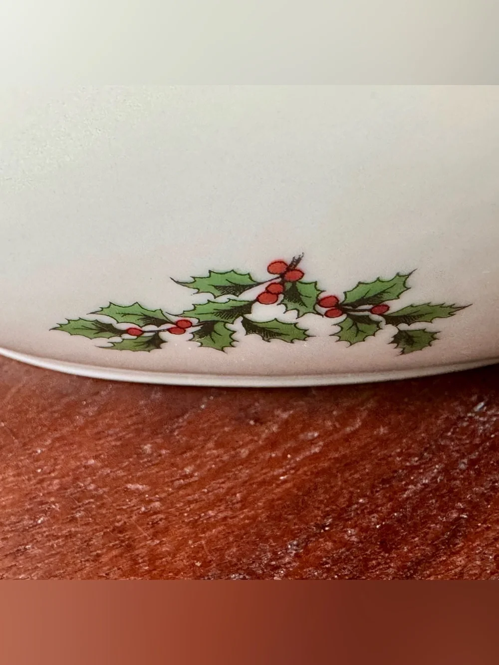 Spode Christmas Tree Heart Shaped Trinket Dish Dip Bowl S3324 England Green Rim